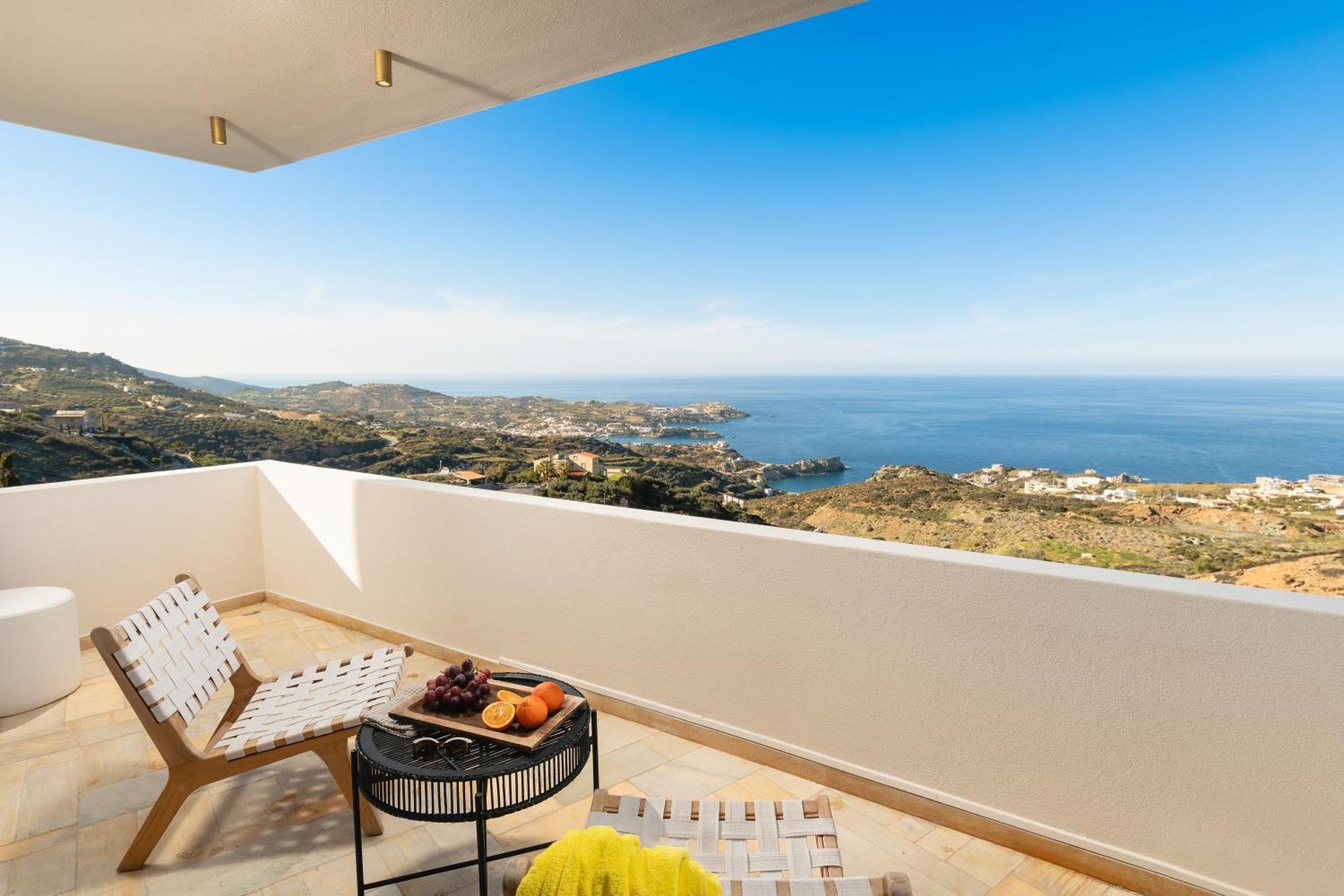 Minimalist Mediterranean Blue Key Villa With Sea View & Infinity Heated Pool Agia Pelagia Dış mekan fotoğraf