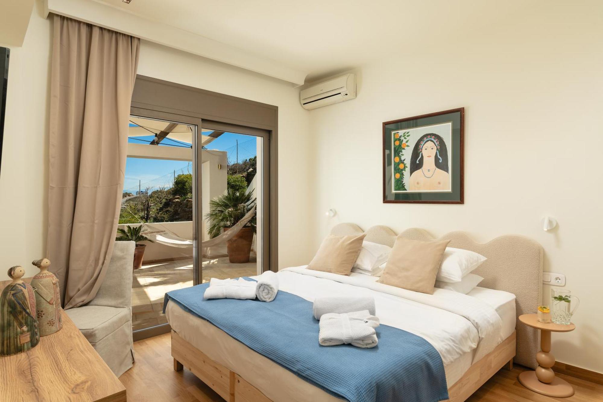 Minimalist Mediterranean Blue Key Villa With Sea View & Infinity Heated Pool Agia Pelagia Dış mekan fotoğraf