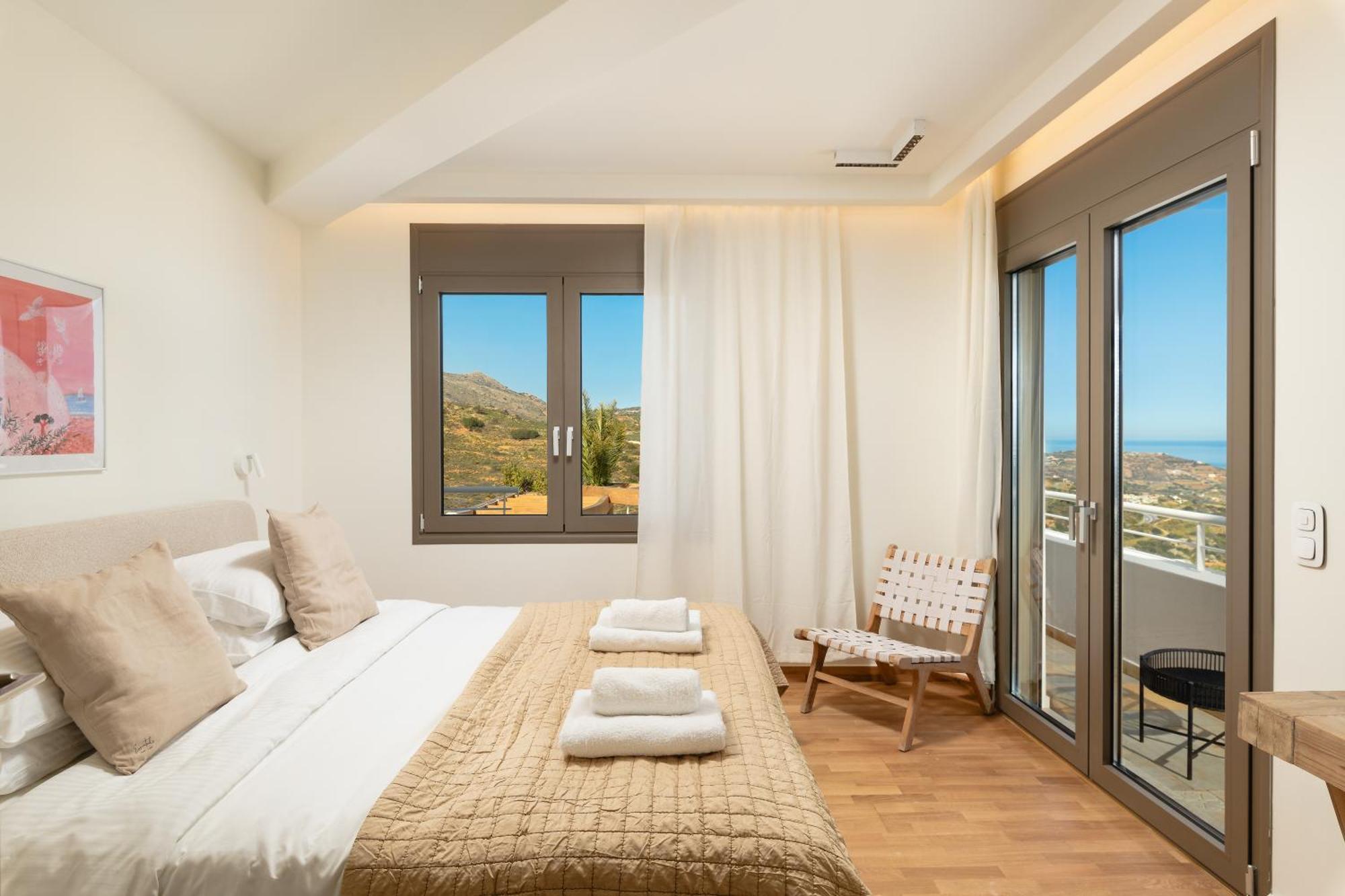 Minimalist Mediterranean Blue Key Villa With Sea View & Infinity Heated Pool Agia Pelagia Dış mekan fotoğraf