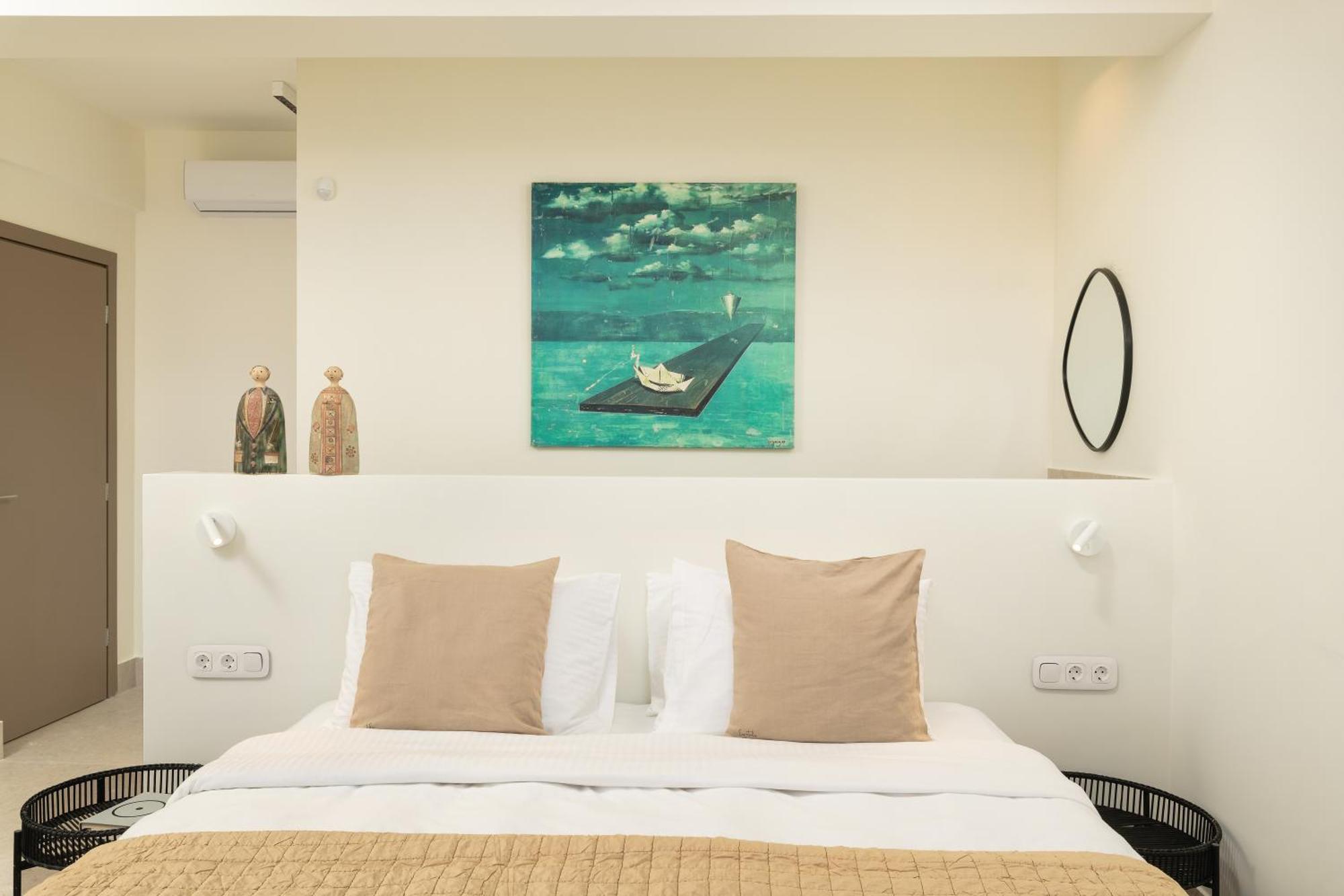 Minimalist Mediterranean Blue Key Villa With Sea View & Infinity Heated Pool Agia Pelagia Dış mekan fotoğraf